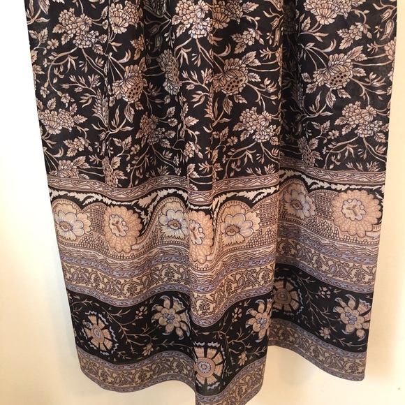 Vintage boho dress with puff sleeves - Picture 5 of 8